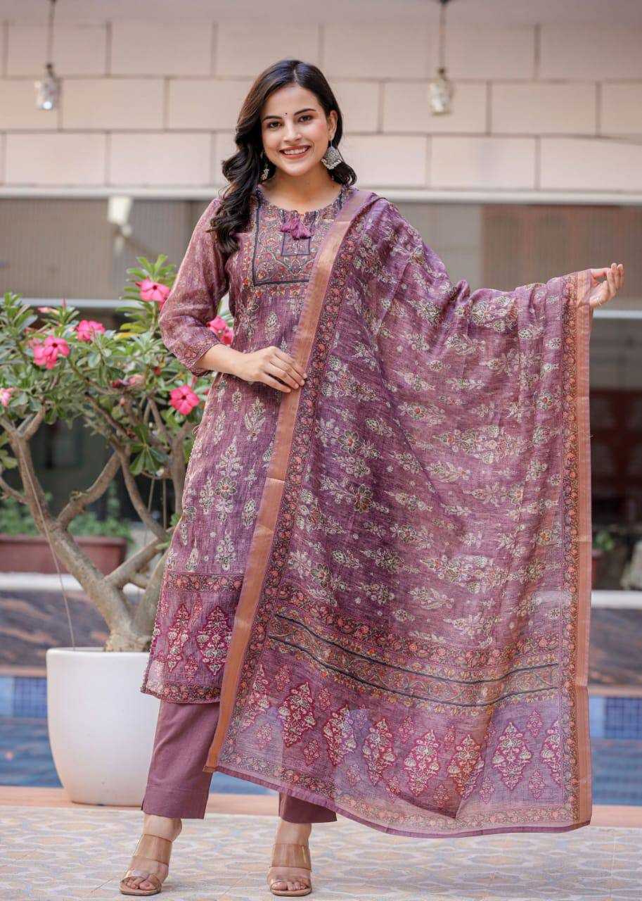 YNF CHANDERI SILK KSB 012 SUITS & DRESSES WHOLESALE LADIES DRESSES PRINTED SUITS MANUFACTURER  